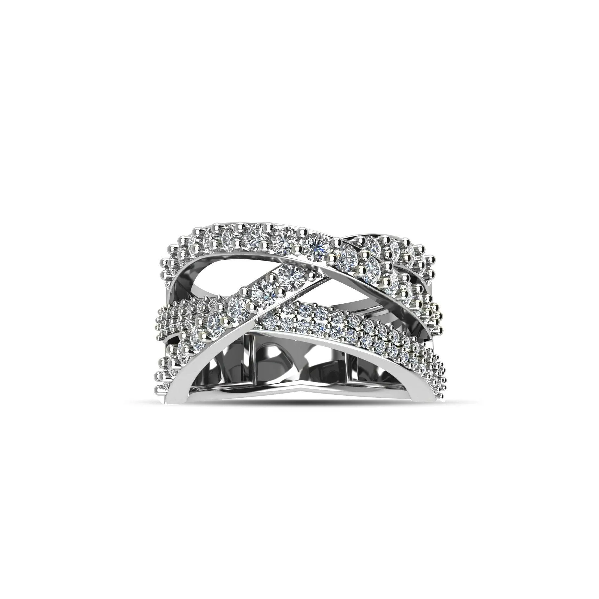 Cubic Zirconia Fashion Ring in Sterling Silver