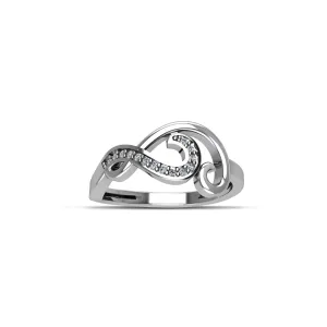 Cubic Zirconia Fashion Ring in Sterling Silver