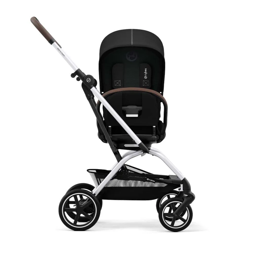 CYBEX Eezy S Twist 2 Compact Travel Pushchair - Moon Black (2022 Generation)