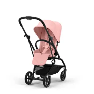 CYBEX Eezy S Twist 2 Compact Travel Pushchair With Black Frame - Candy Pink