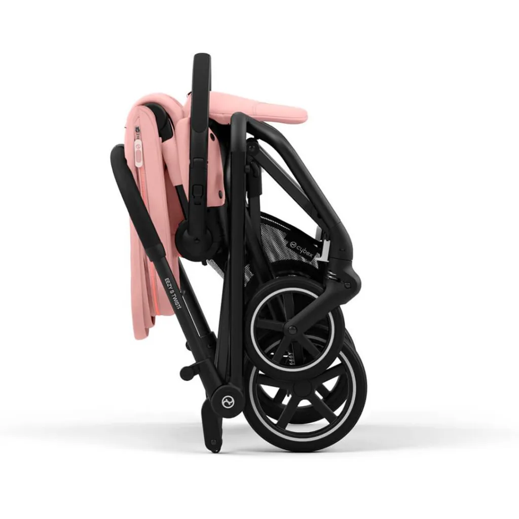 CYBEX Eezy S Twist 2 Compact Travel Pushchair With Black Frame - Candy Pink