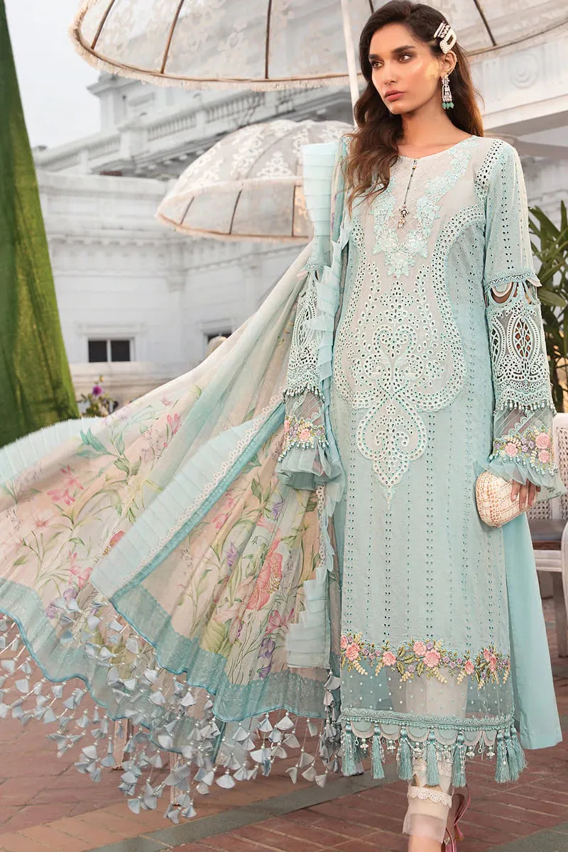 D-2210-B | Maria B Mein Teri Aan Lawn Summer Collection 22 | Unstitched Embroidered  Lawn Suits