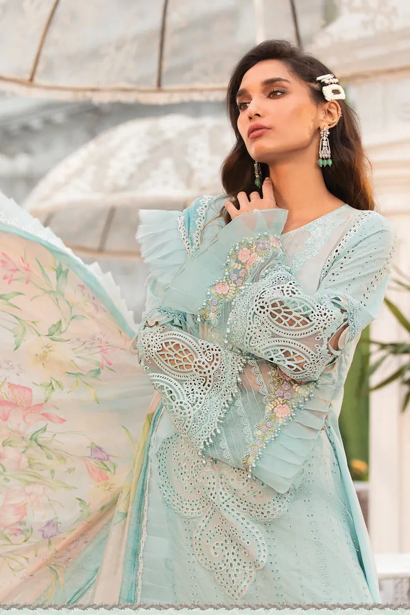D-2210-B | Maria B Mein Teri Aan Lawn Summer Collection 22 | Unstitched Embroidered  Lawn Suits