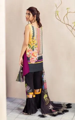 DANDELION CB-1A | Bella Fusion Mix Cambric Collection SS'21 | Unstitched Cambric Suits