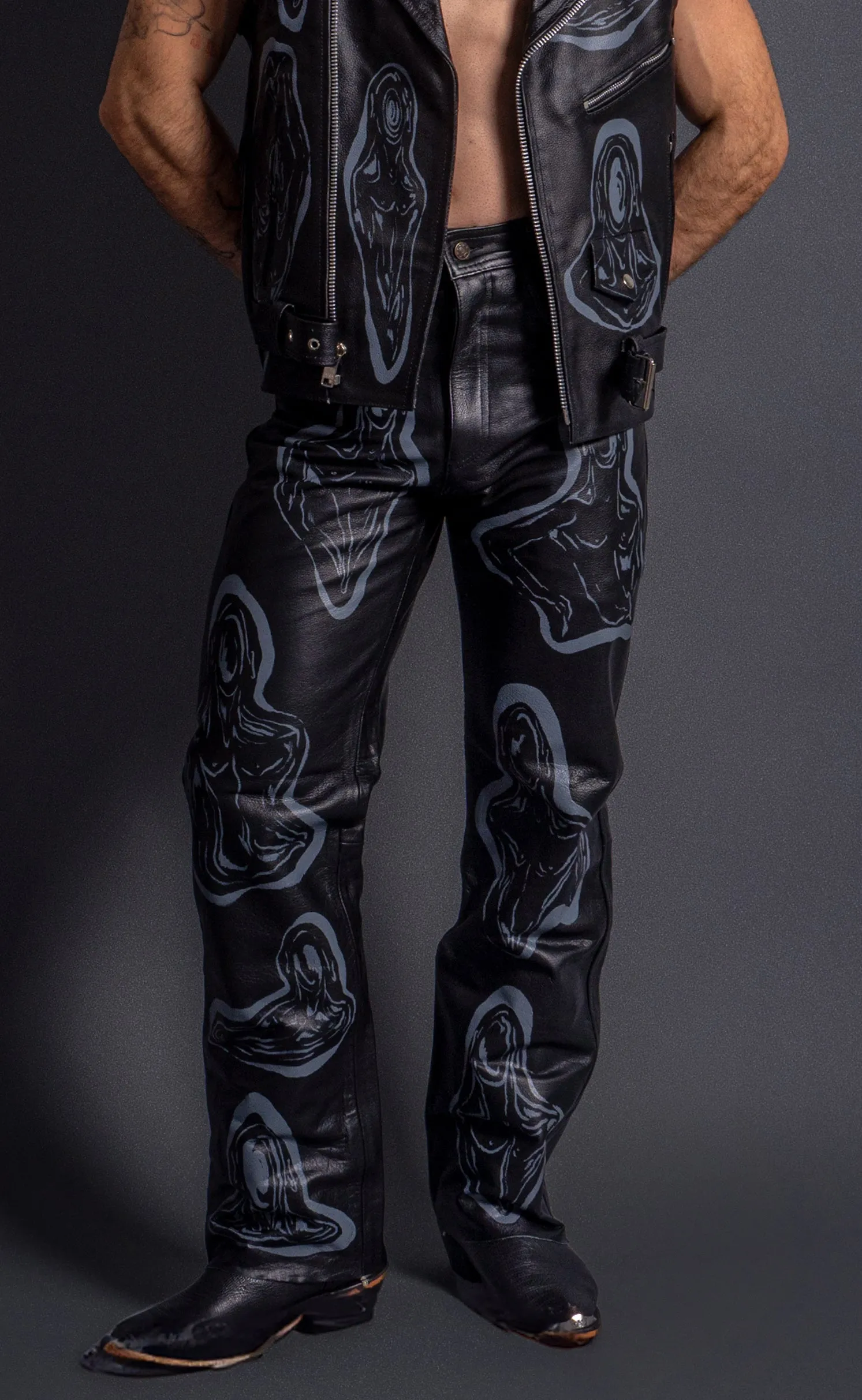 'Dearest Boy' Leather Pants - 29 Waist