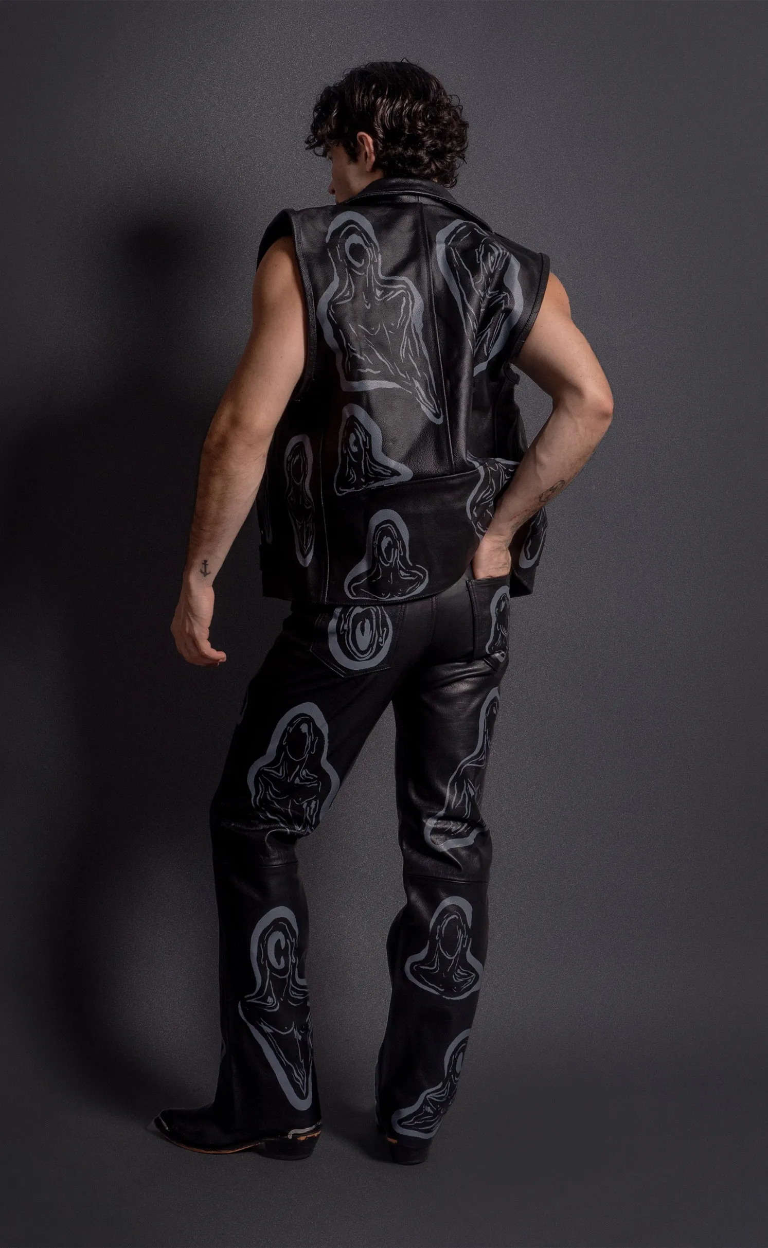 'Dearest Boy' Leather Pants - 29 Waist