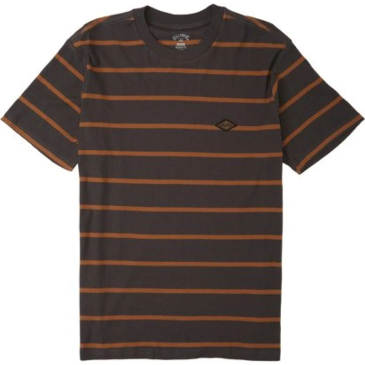 Die Cut Stripe Short Sleeve Crew T-Shirt