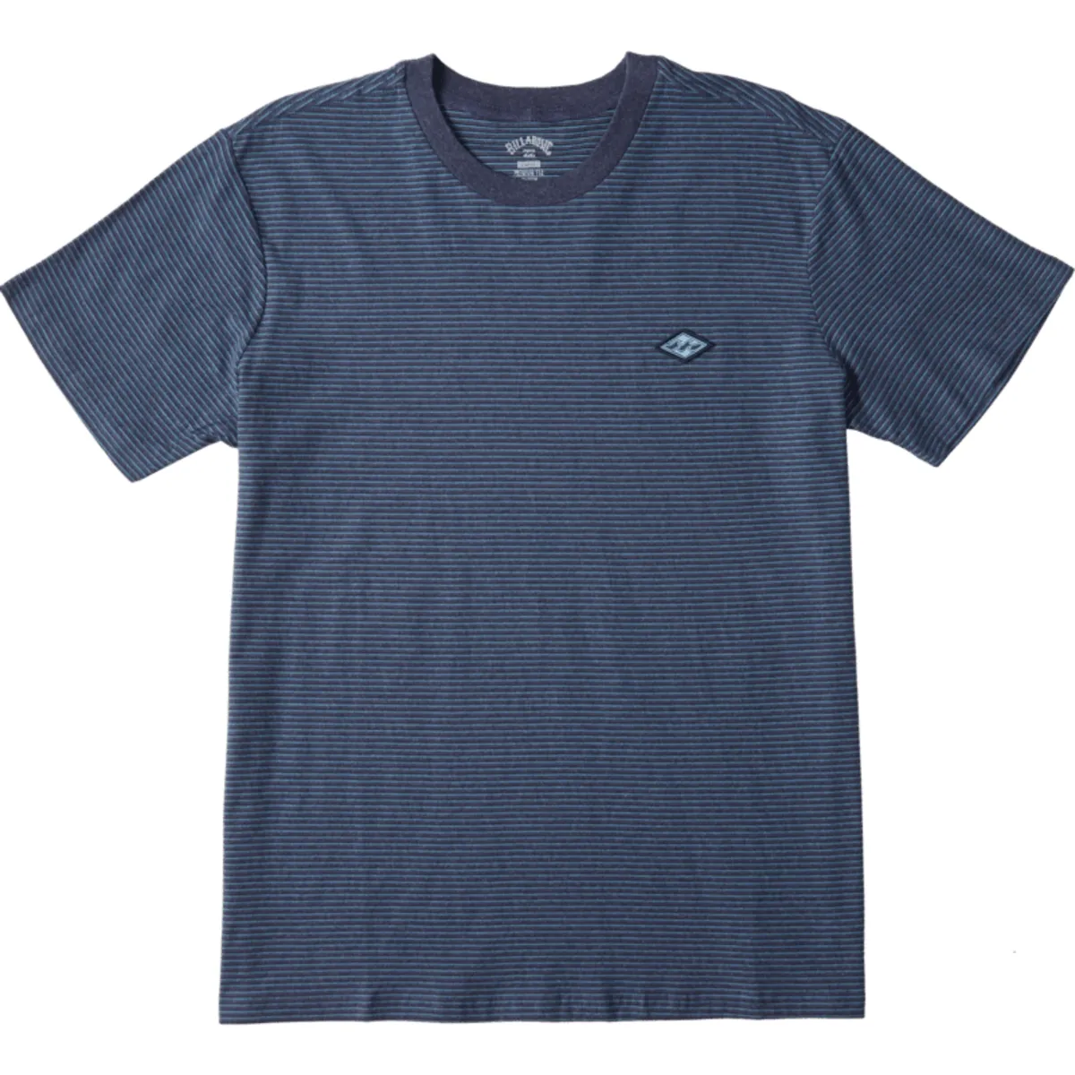Die Cut Stripe Short Sleeve Crew T-Shirt