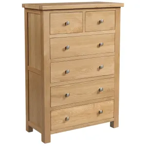 Dorchester Light Oak 2 Over 4 Chest