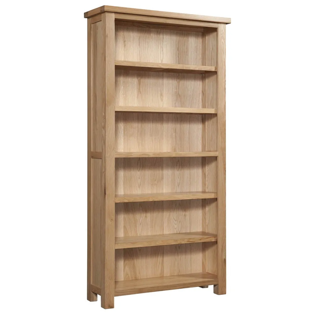 Dorchester Light Oak 6' Bookcase