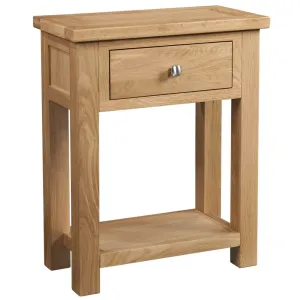 Dorchester Light Oak Small Console Table