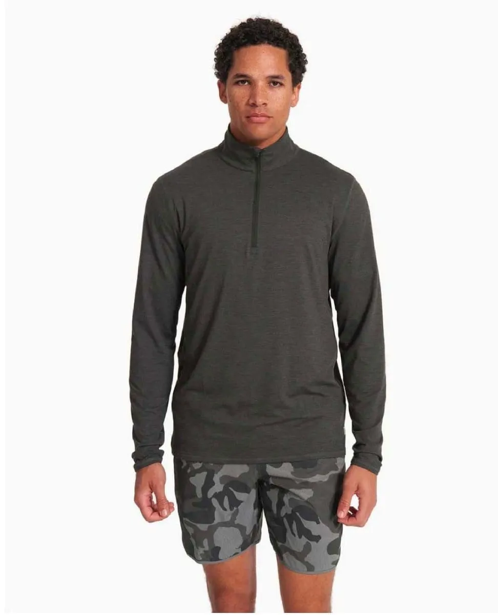 Ease Performance Half Zip Charcoal Heather