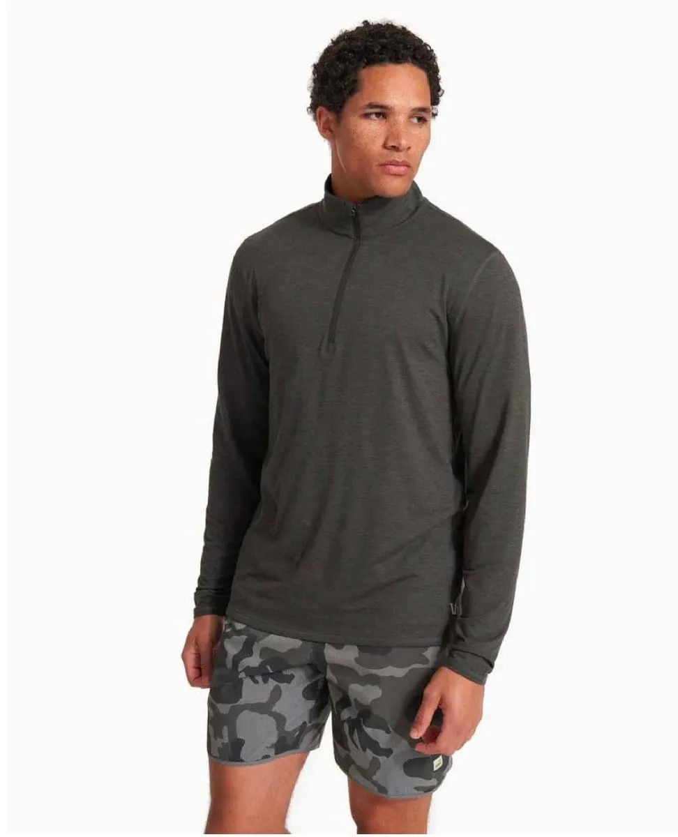 Ease Performance Half Zip Charcoal Heather