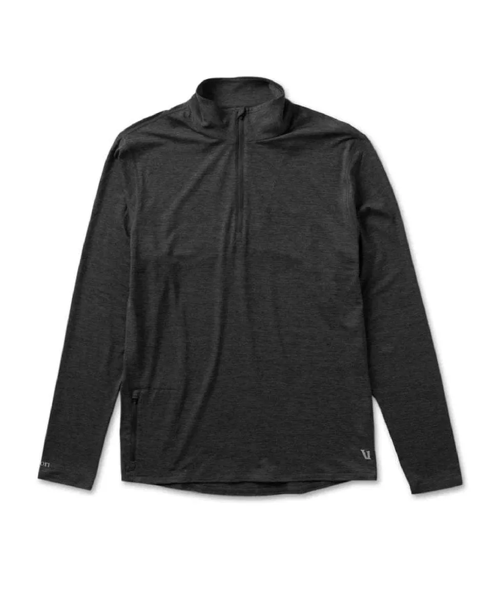 Ease Performance Half Zip Charcoal Heather