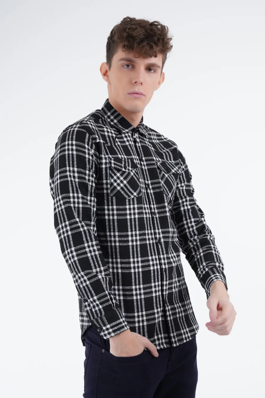 Ebony Check Shirt