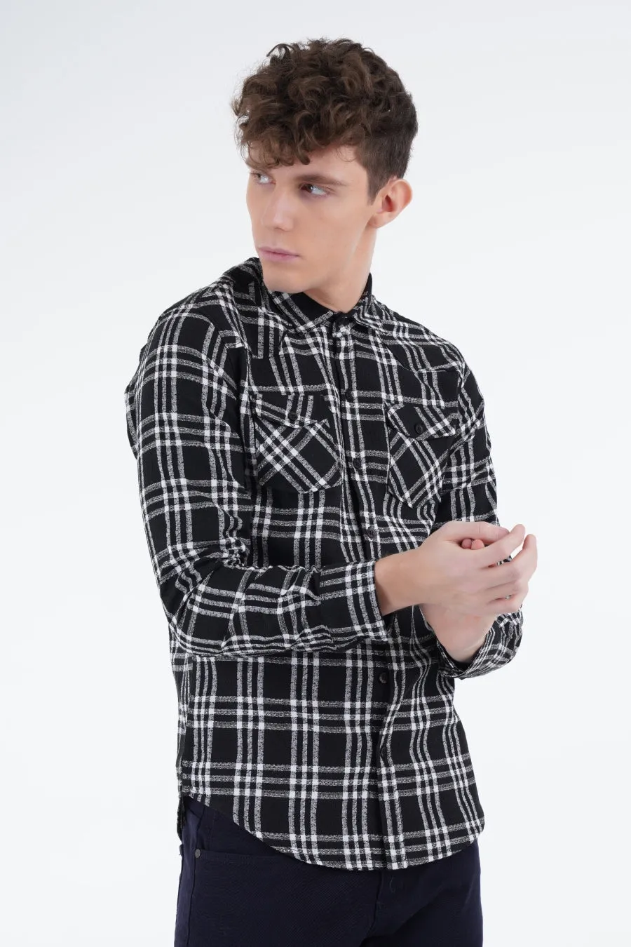 Ebony Check Shirt