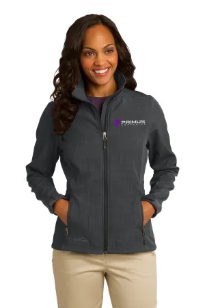 Eddie Bauer Ladies Shaded Crosshatch Soft Shell Jacket (EB533)