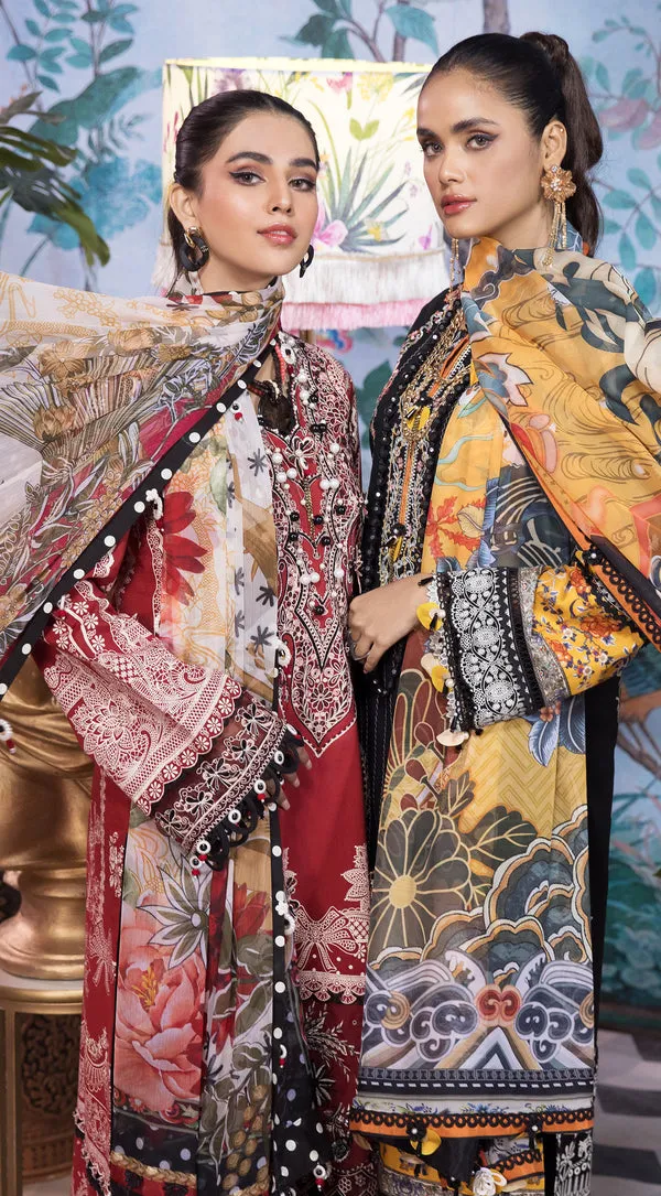 EMILY  | Anaya VIVA by Kiran Chaudhry Embroidered Lawn '22 | Unstitched Embroidered Lawn Suits