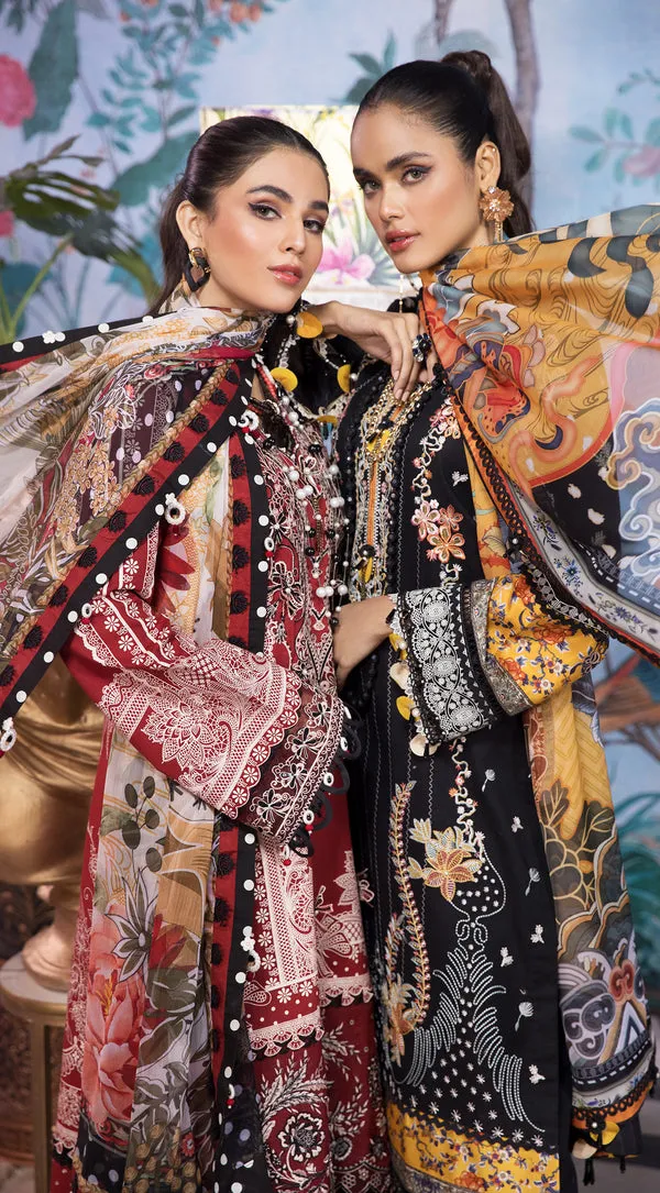 EMILY  | Anaya VIVA by Kiran Chaudhry Embroidered Lawn '22 | Unstitched Embroidered Lawn Suits