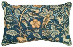 English Tapestry Stag Unicorn Pillow