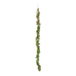 Fabric Mistletoe String Garland (Set of 2)