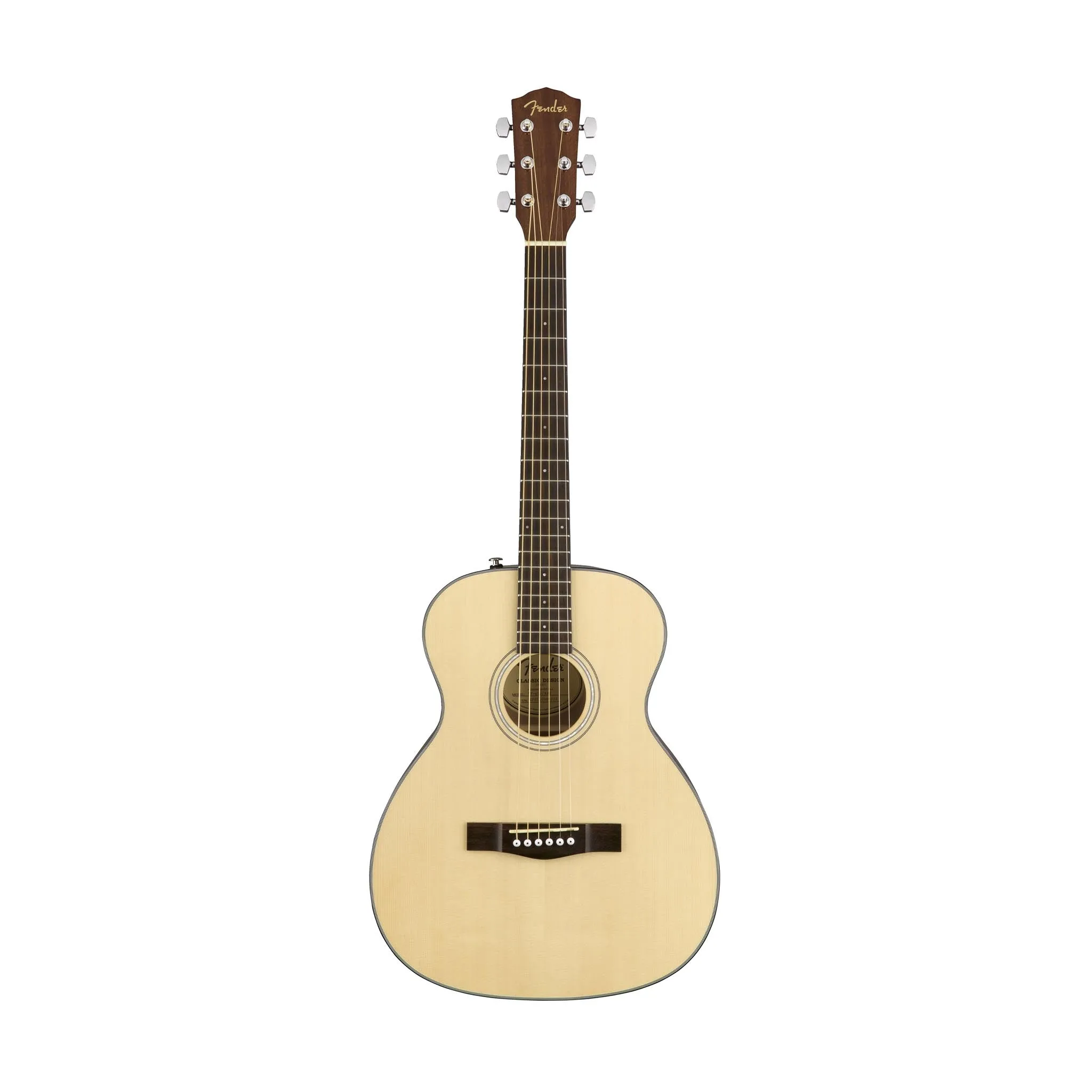 Fender CT-60S Travel Acoustic Guitar, Walnut FB, Natural