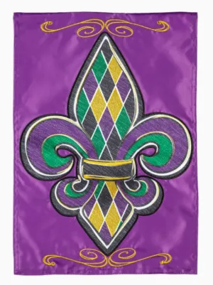 Fleur de Lis Garden Flag