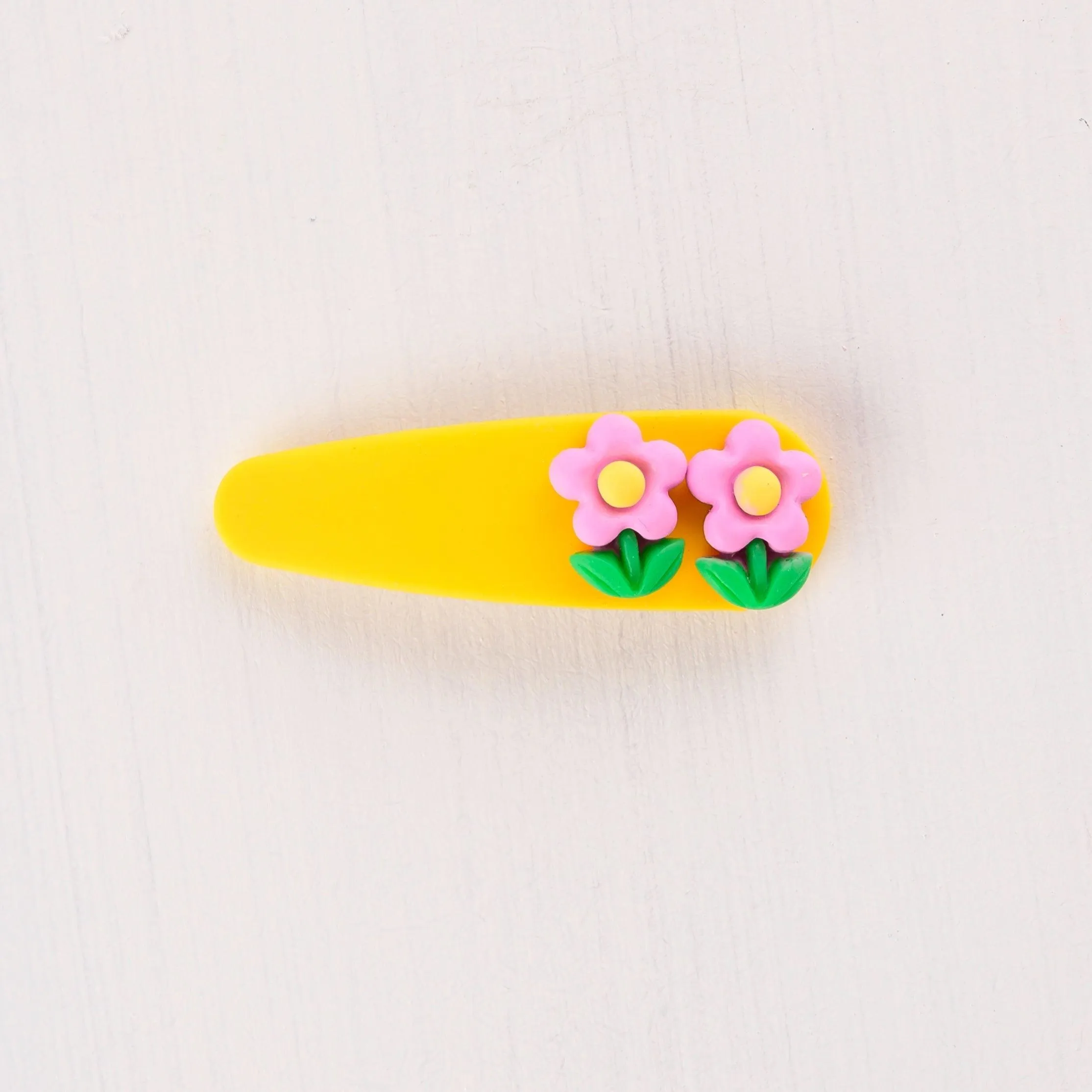 Flower Theme Hair Clips (Set of 5)