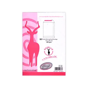 Gazelle Peel & Seal Envelope 100 gsm White B5 Pocket