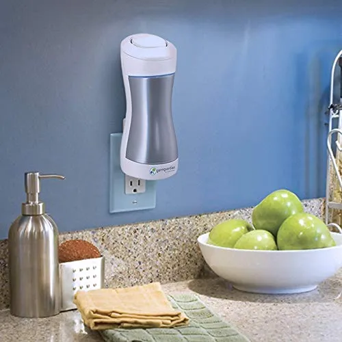Germ Guardian Pluggable Air Purifier & Sanitizer, Eliminates Germs and Mold with UV-C Light, Deodorizer for Odor from Pets, Diapers, Room Freshener