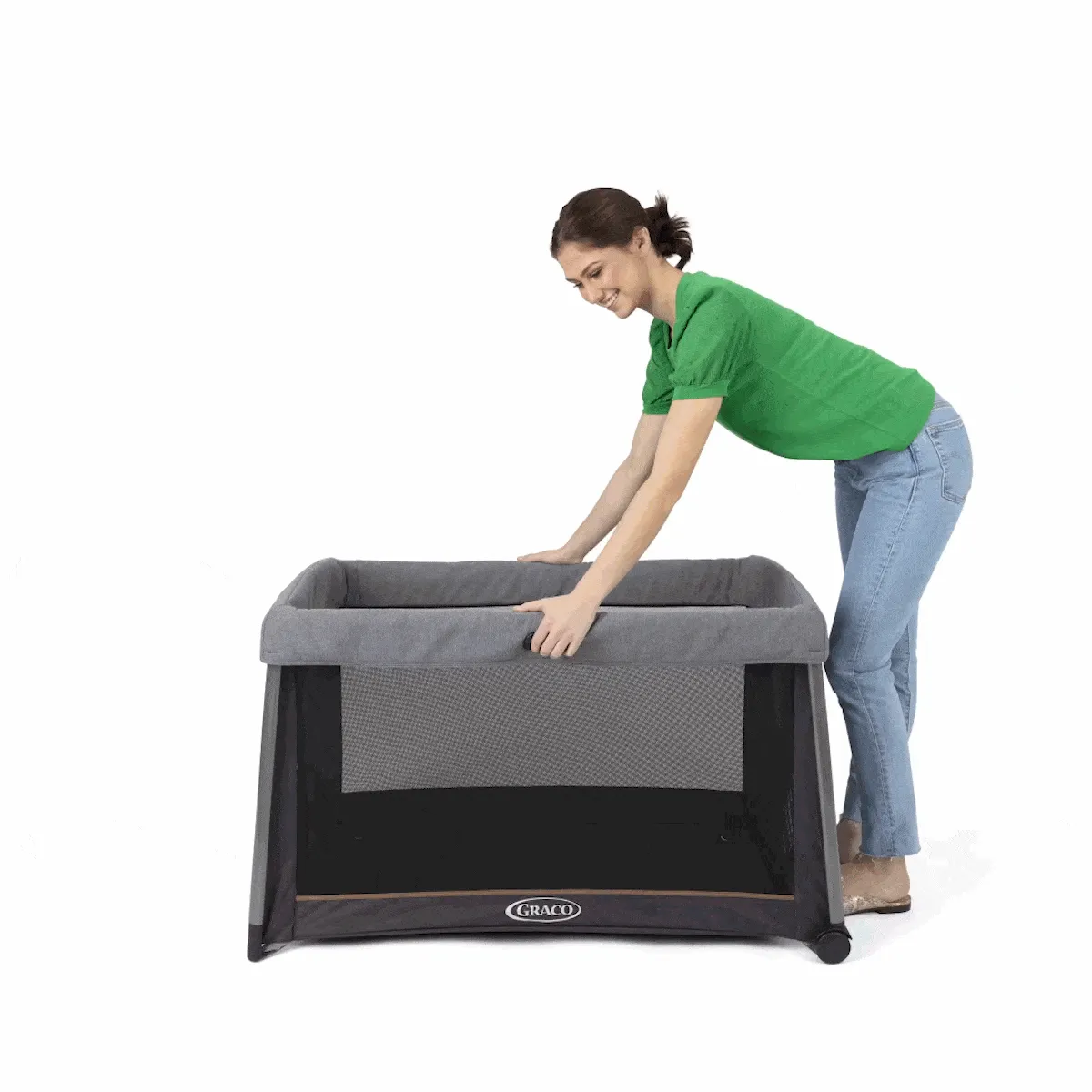 Graco Foldlite LX with Bassinet - Midnight