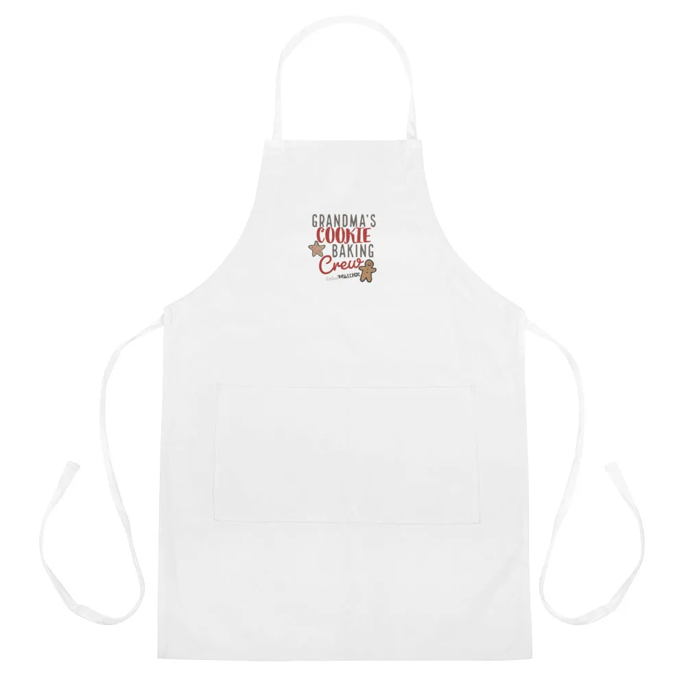 Grandma’s Cookie Baking Crew Embroidered Apron