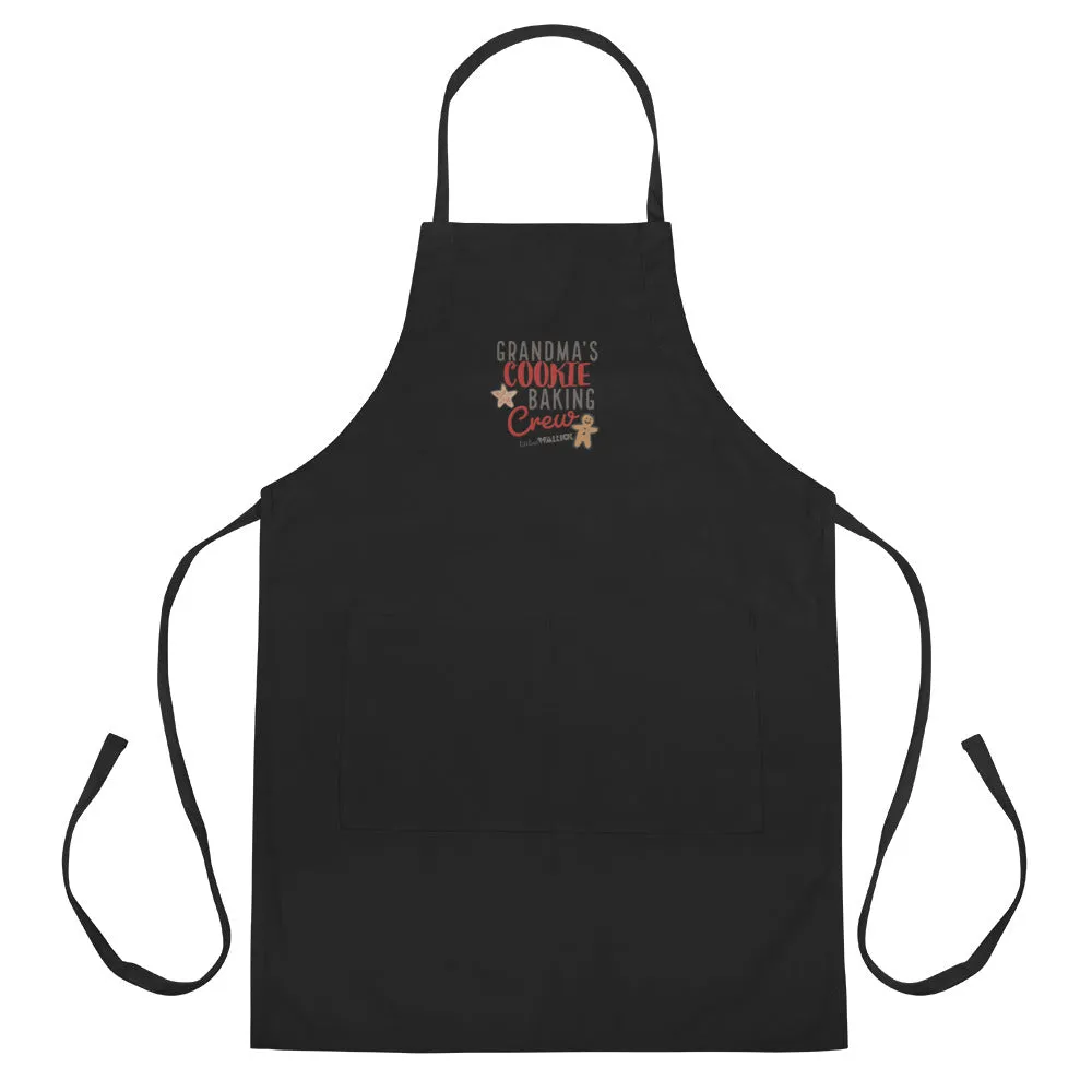Grandma’s Cookie Baking Crew Embroidered Apron
