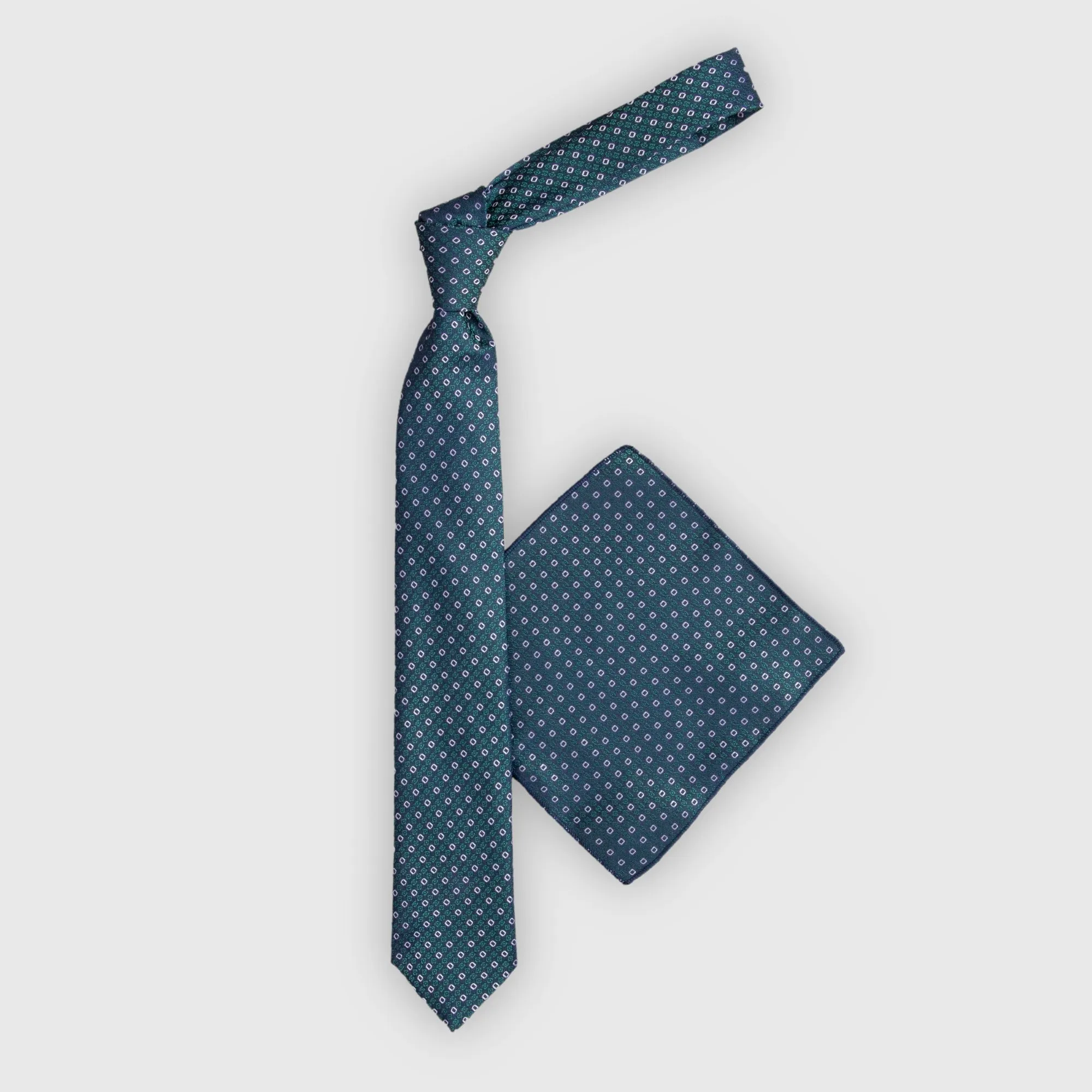 Green Printed Tie