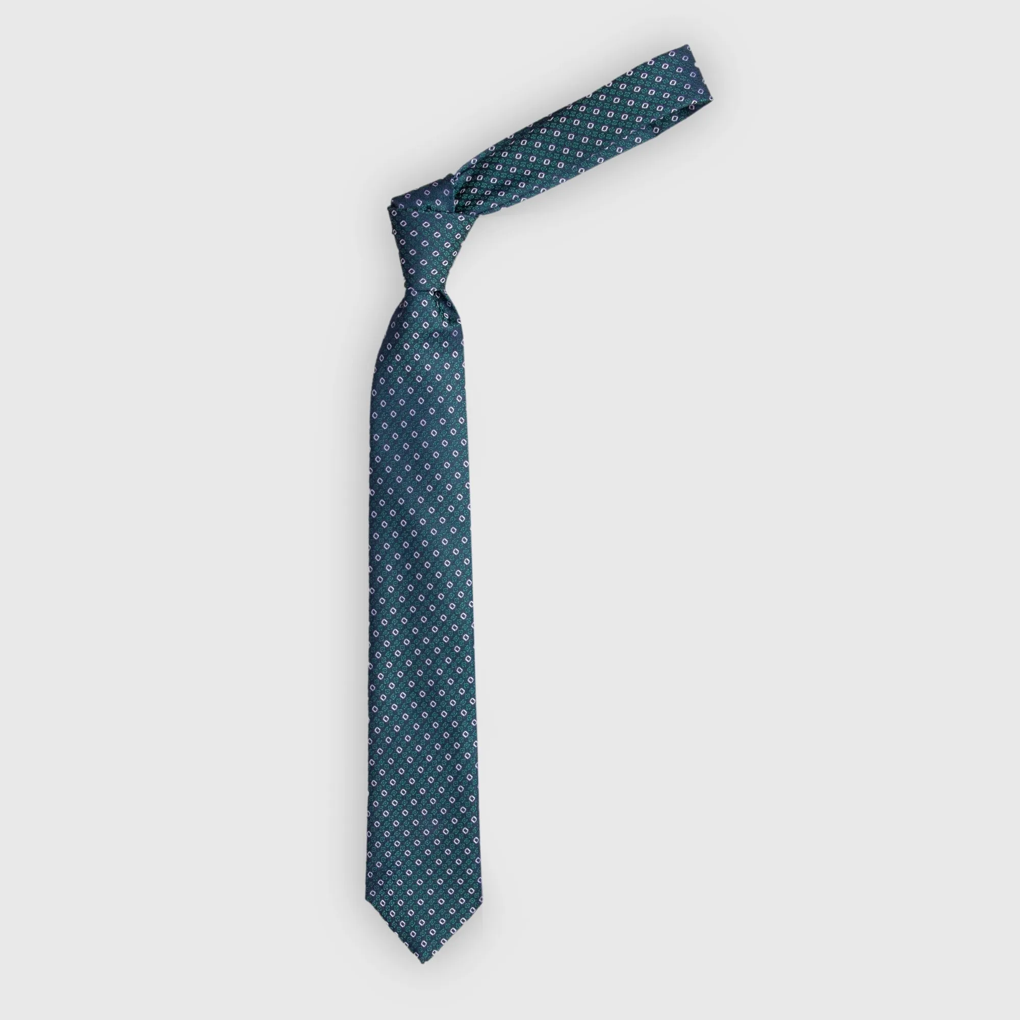 Green Printed Tie