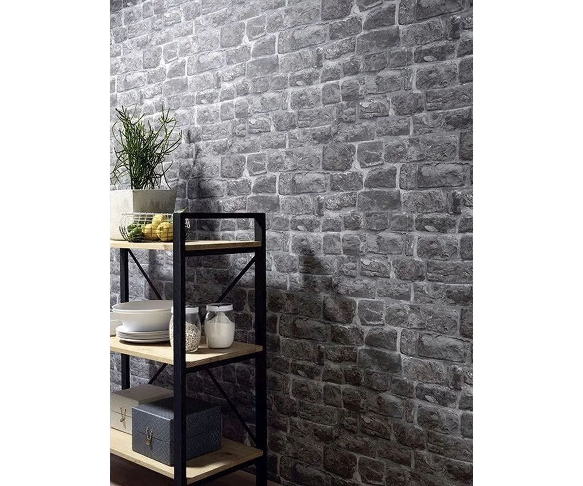 Grey Brix 2 5818-10 Wallpaper