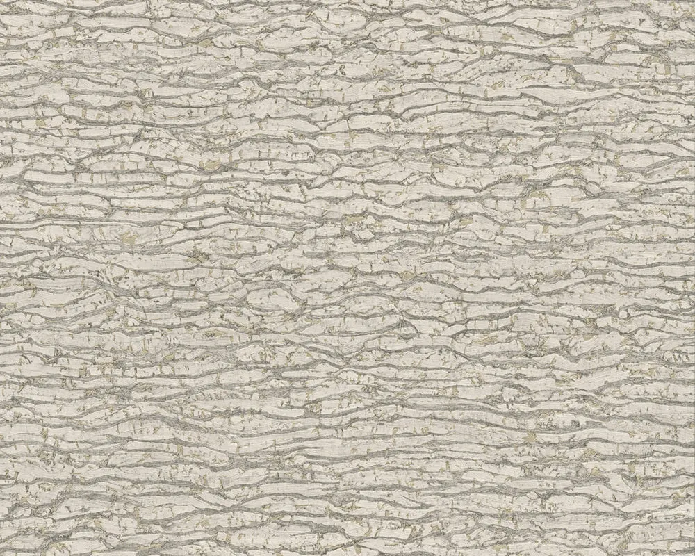Grey Metallic Dekora Natur 6 911322 Wallpaper