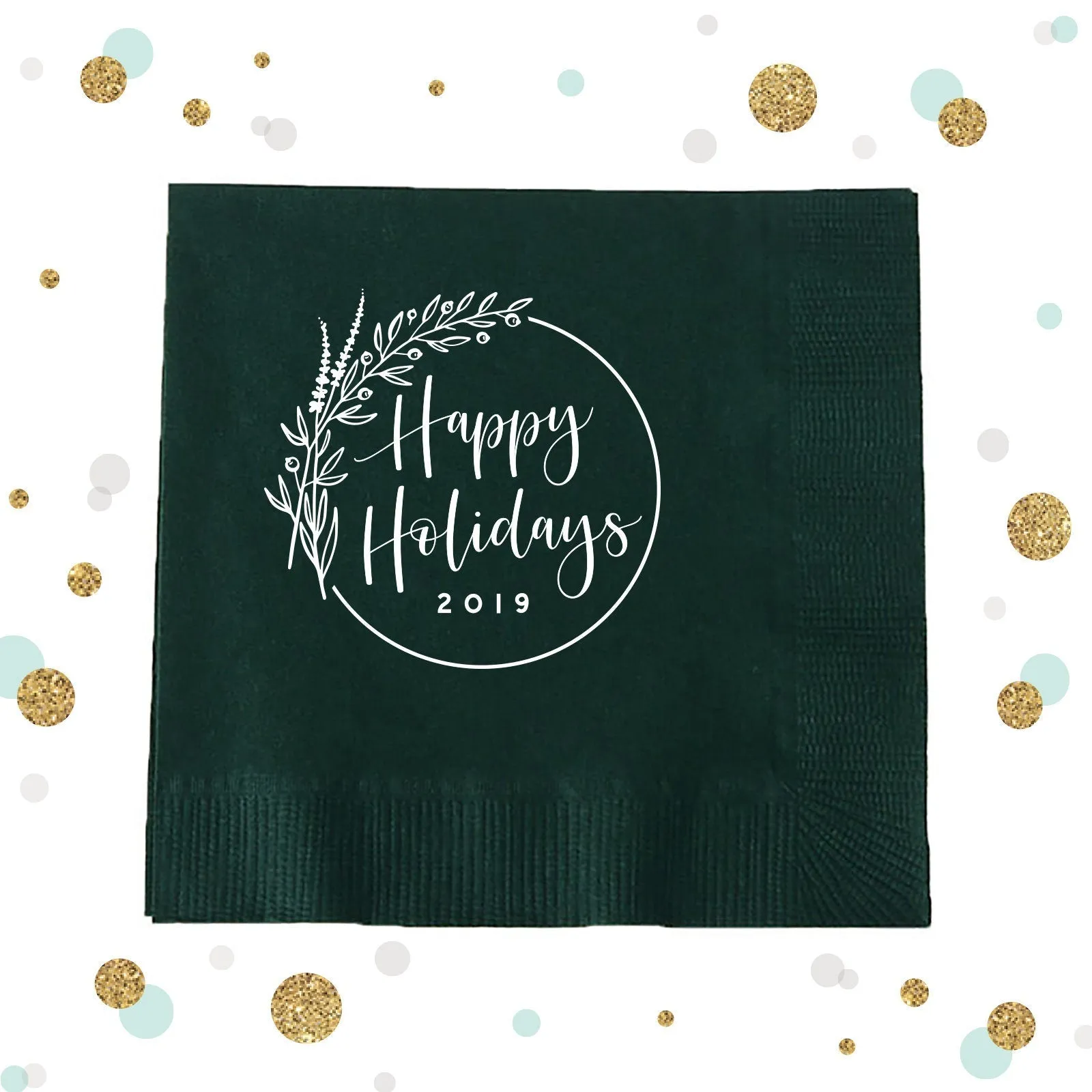 Happy Holidays - Holiday Napkin #10