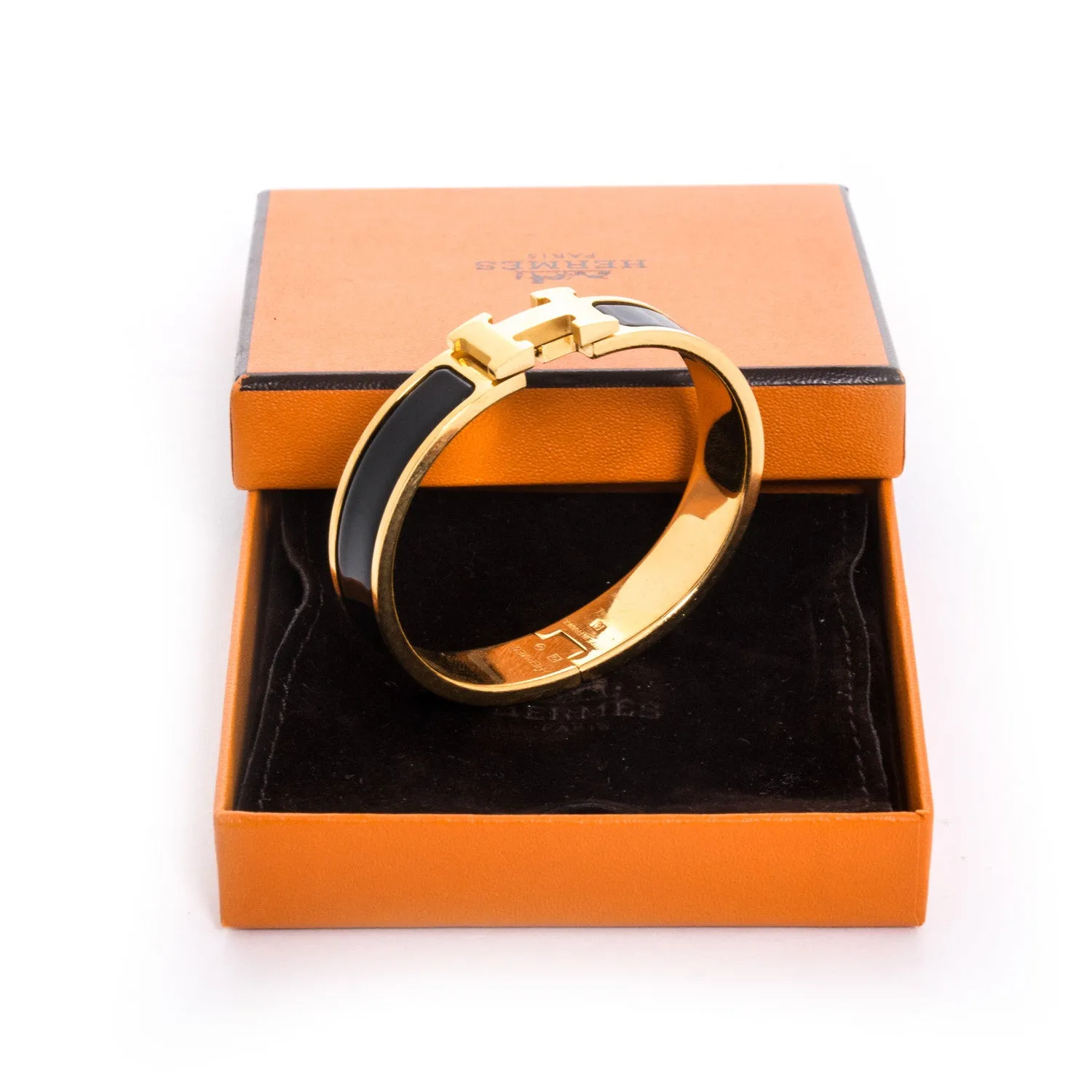 Hermes Narrow Clic Clac H Bracelet