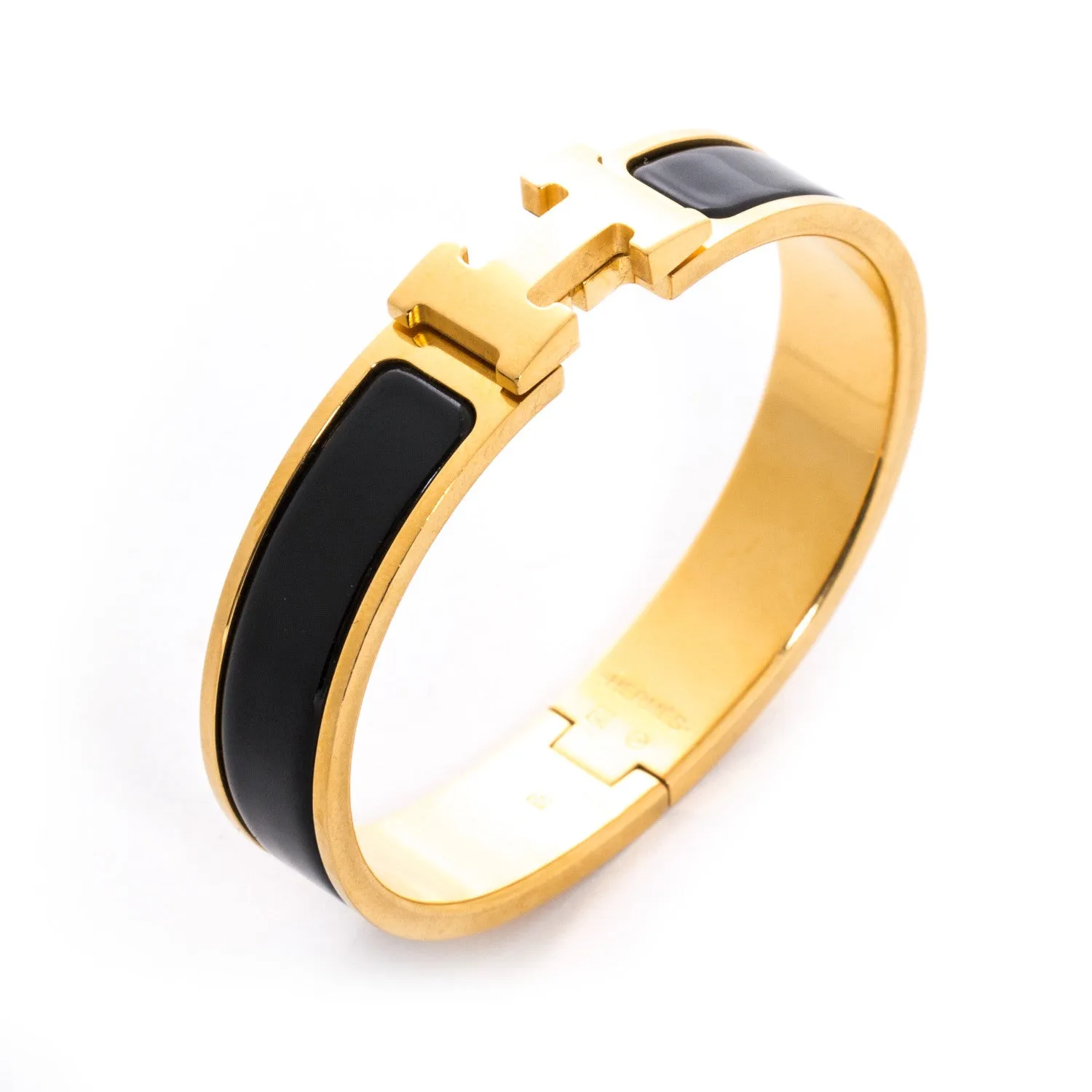 Hermes Narrow Clic Clac H Bracelet