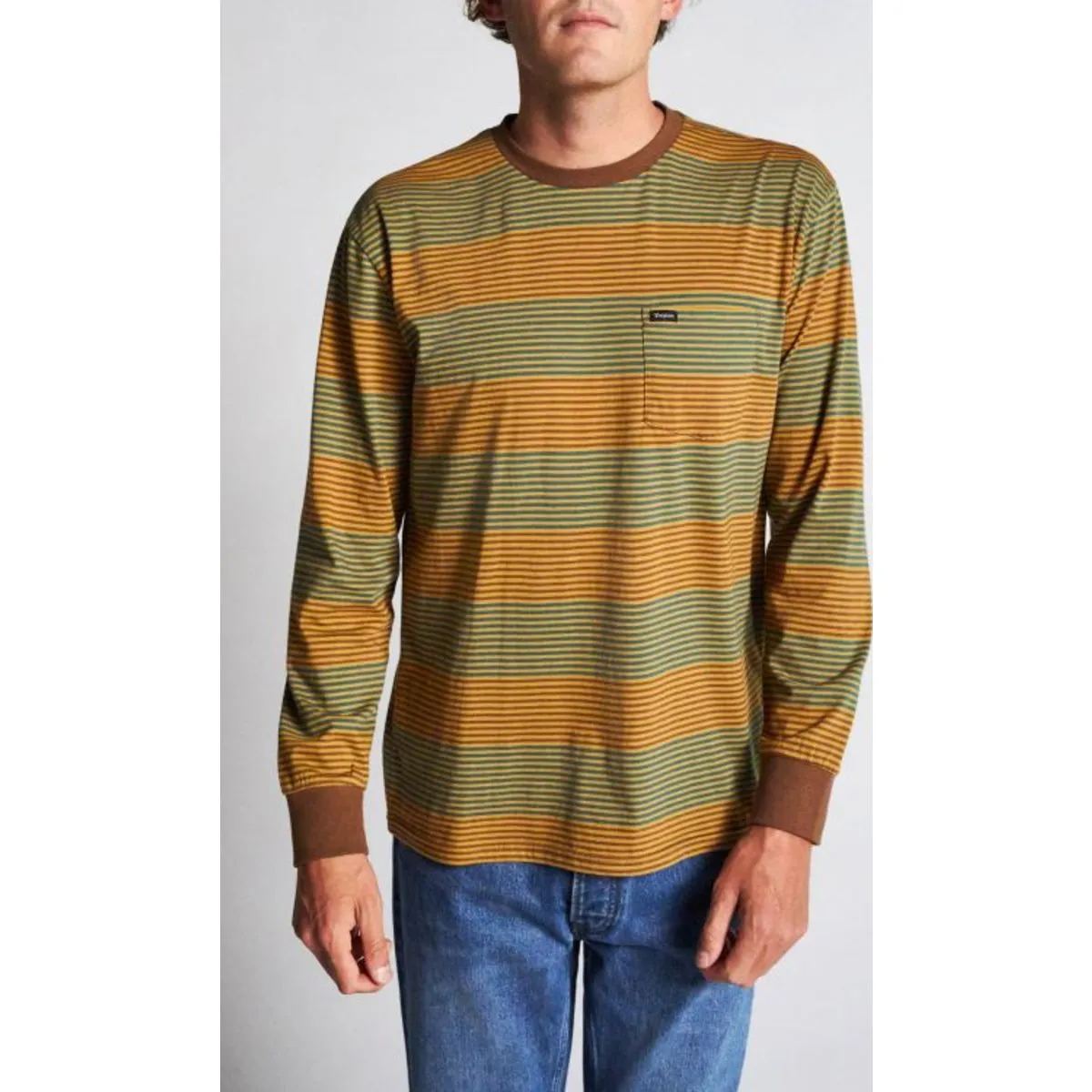 HILT L/S POCKET KNIT - BISON