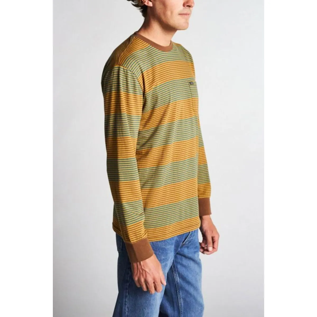 HILT L/S POCKET KNIT - BISON