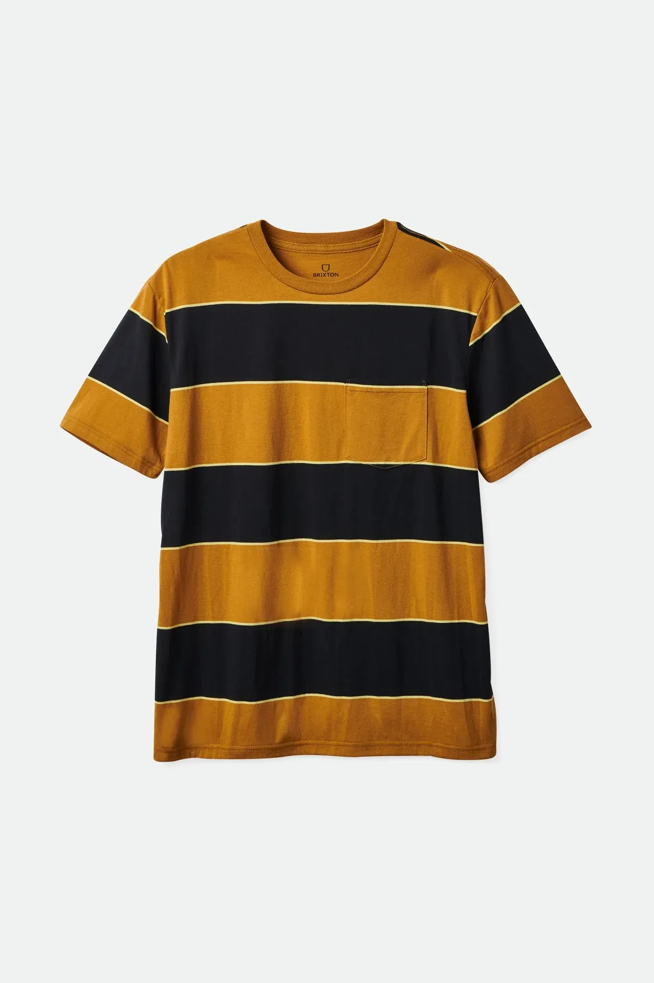Hilt S/S Pocket Knit - Medal Bronze/Black/Limelight