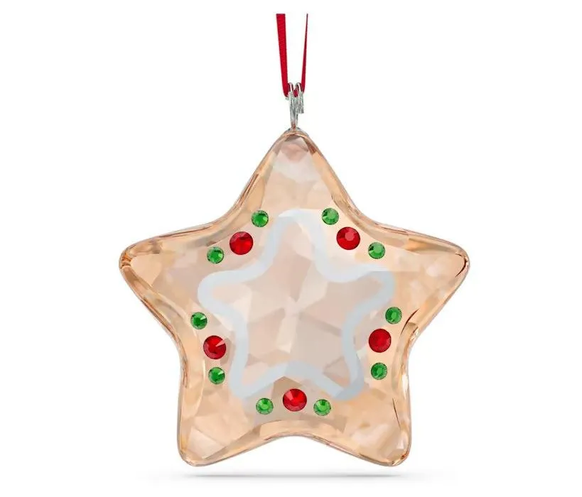 Holiday Cheers Gingerbread Star Ornament