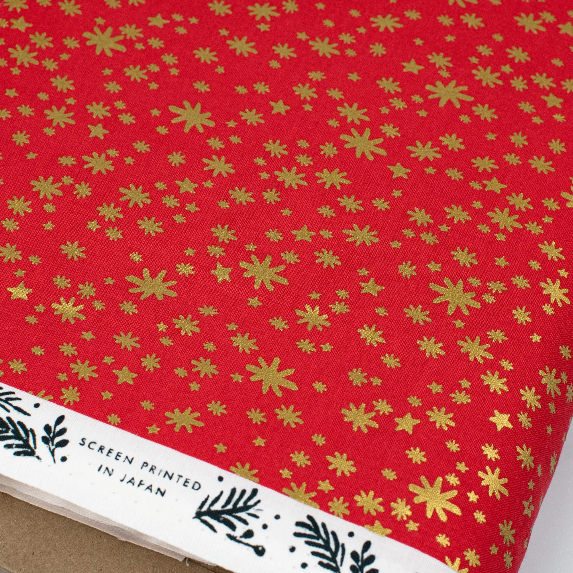 Holiday Classics by Rifle Paper Co. - Starry Night - Red Metallic