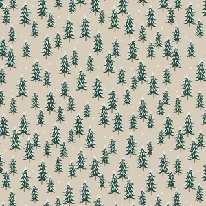 Holiday Classics, Fir Trees in Linen