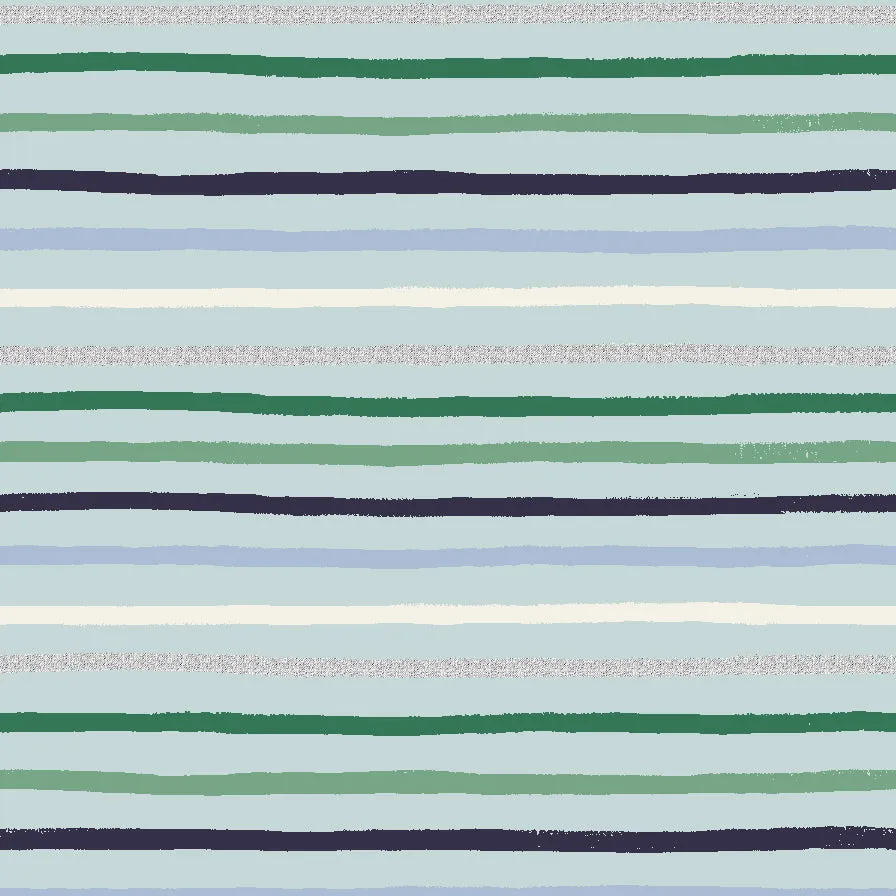 Holiday Classics II, Festive Stripe in Mint Metallic