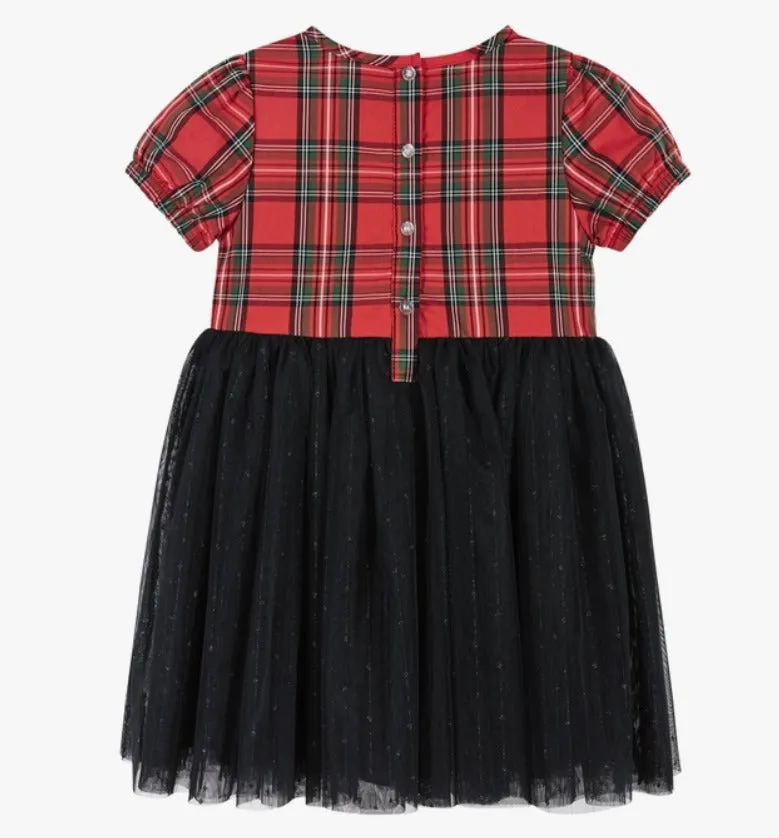 Holiday Dress - Red Tiered