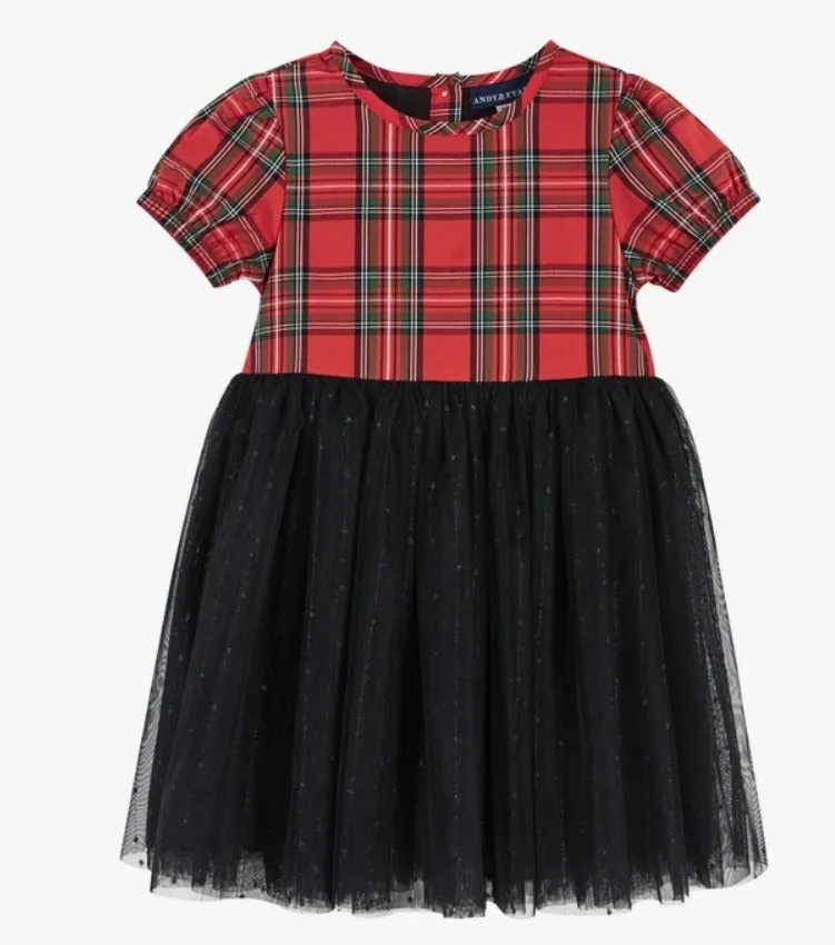 Holiday Dress - Red Tiered