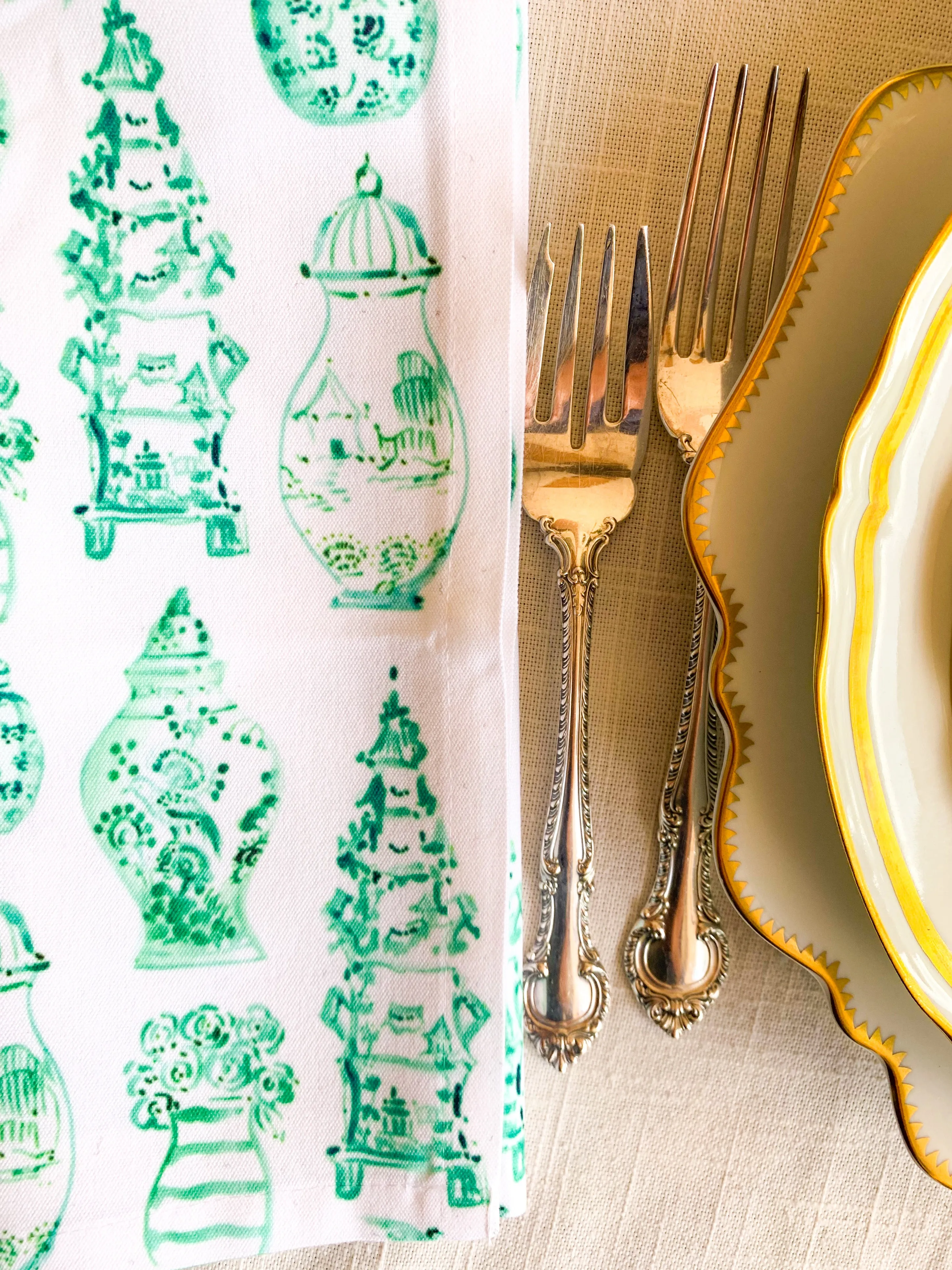 Holiday Greens Paper Placemats